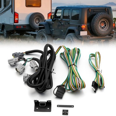 RV Tow Wiring Harness For Jeep Wrangler JK 2007-2018 excluding right hand drive