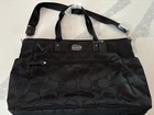 NWT BLACK COACH Diaper Tote Bag RARE F77577