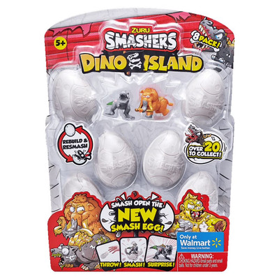 Zuru Smashers Dino Island Dinosaur Smash Eggs 8 Pack New