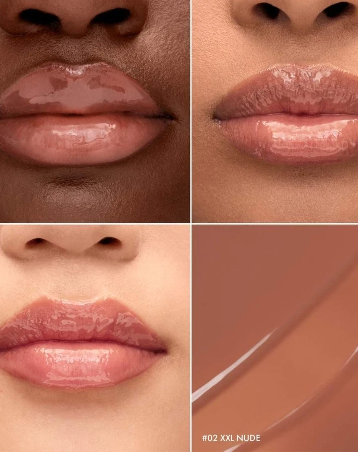 Nuevo brillo de labios efecto regordete volumen escandaloso SEPHORA en XXL NUDE Foto 2 de 4