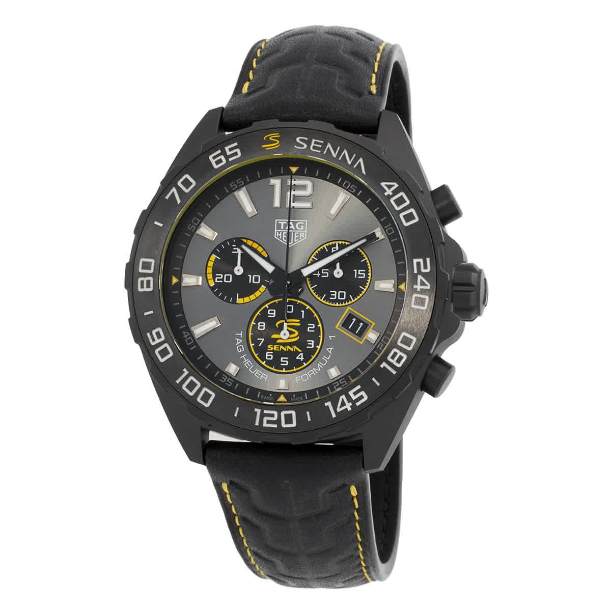 Tag Heuer Formula 1 X Senna Chronograph Quartz Grey Dial Men Watch