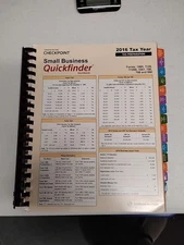 Thomson Reuters Small Business Quickfinder Handbook 2016 Tax Year Tax Prep