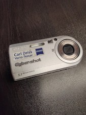 Sony Cybershot DSC-P100 5.1 MP Compact Digital Camera Silver Tested