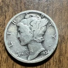 1934 MERCURY SILVER DIME ACTUAL Coin Get Today & Save & Fill Your Collection