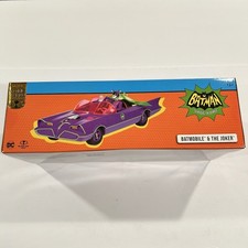McFarlane Toys - DC Retro Batmobile & The Joker  Batman 66'  2pk Free Shipping..
