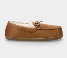 Sonoma Goods For Life Women's Sustainable Faux Suede Moccasin Slippers XL 9/10 