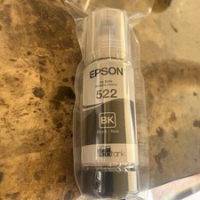 Epson 522 Black Ink T522120-S EcoTank ET-2720 2800 2840 4800 4810 New Never Open