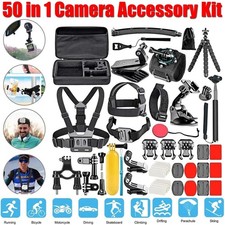 50-in-1 Waterproof Case for Gopro Hero 13 12 11 10 Action Camera Accessory Kit