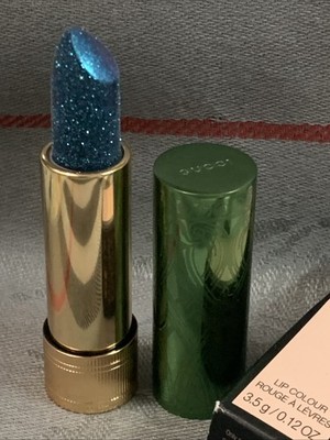   Gucci Rouge A Levres Lunaison Lippenstift 710 Fay Turquoise Glitter Ltd Edition