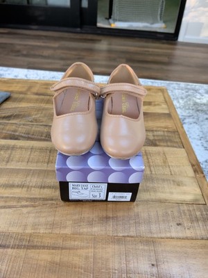 Girls Size 3 Mary Jane Tap Shoes Dance Class Beginner, MSRP $29.99