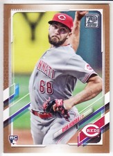 2021 Topps Update Ryan Hendrix Gold Foil Rookie 2021 Cincinnati Reds #US37