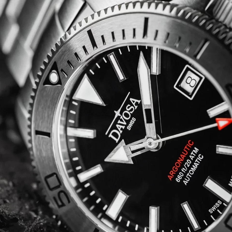Davosa Argonautic 39 BS 161.532.20 inkl. Original Nylonband NEU - Bild 3 von 4