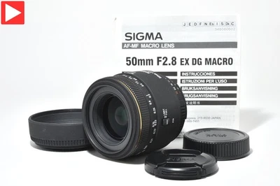 Excellent Sigma 50Mm F/2.8 Ex Dg Macro Objectif Standard Pour Nikon Du Japon - Photo 1/4