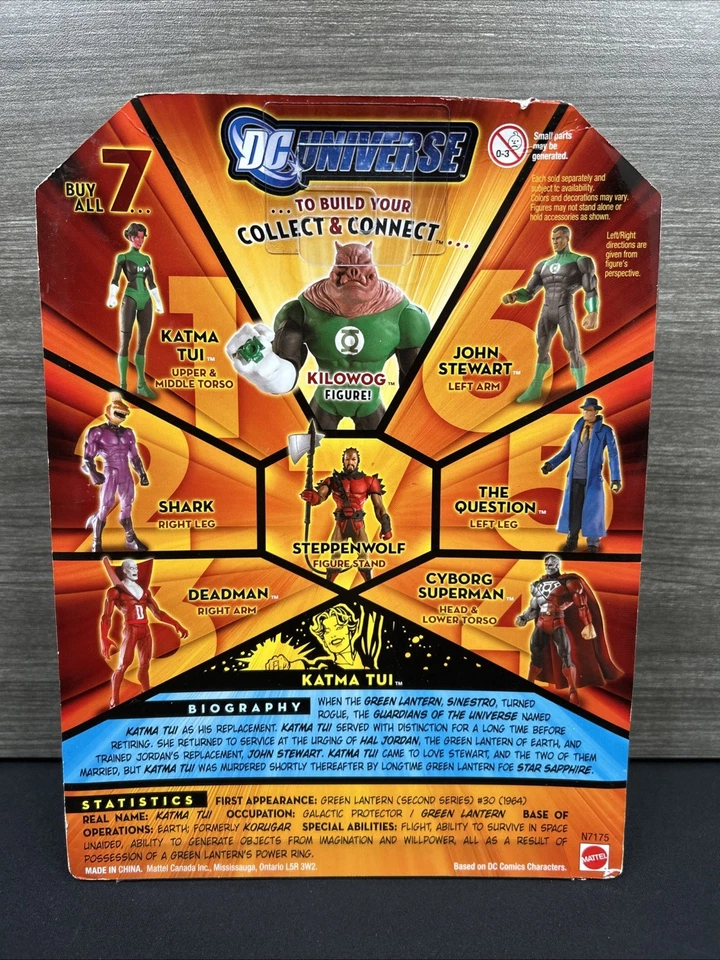 NUEVO KATMA TUI DC UNIVERSE KILOWOG CONSTRUIR UNA FIGURA SERIE 11 LINTERNA VERDE Foto 2 de 4