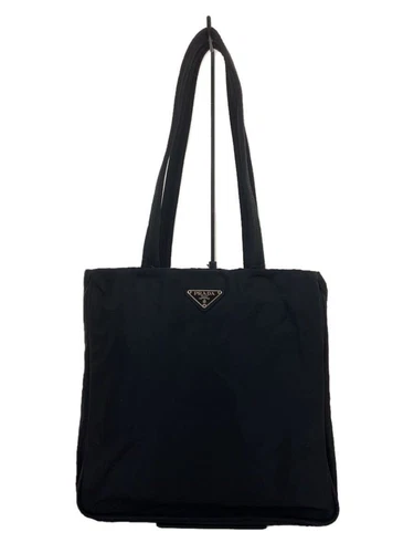 Sac fourre tout PRADA nylon noir occasion