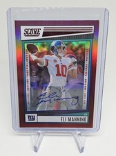 2022 Score - Eli Manning AUTO #240 Red Zone  #20/20 