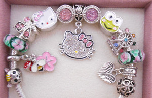 2010 Hello Kitty Charm Bracelet Sanrio Vintage Silver Tone Y2K Kawaii Jewelry m75470496016_1.jpg?1768018009 main image 4