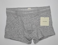 Calvin Klein Men's Icon Cotton Stretch Trunk Underwear, S M L Grey NWT 311