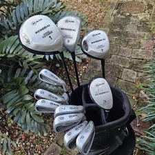 Ram Memorial 11 Piece Golf Set RH Golf Stand Bag W Headcovers Dual Strap