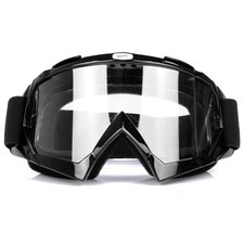 Motocross ATV Dirt Bike Motorcycle Goggles Clear Lens Anti Fog UV Dustproof