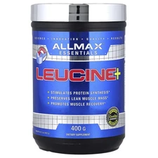 ALLMAX Nutrition Leucine 5000 mg 14 1 oz 400 g Gluten-Free, GMP Quality Assured,