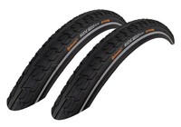 2X Continental Ride Tour 47-559 Reflex 26X1.75 Reifen Mantel Decke Fahrradreifen