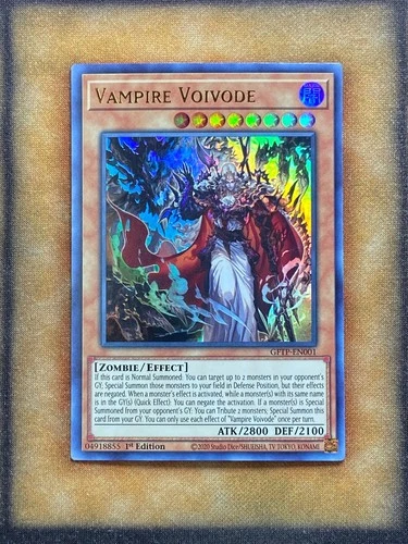 Yugioh Vampire Voivode GFTP-EN001 Ultra Rare 1st Ed NM