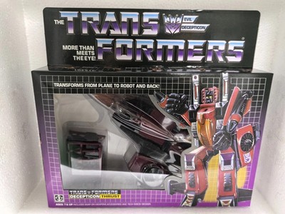 TRANSFORMERS G1 Reissue Thrust MISB Free SpeedPAK shipping