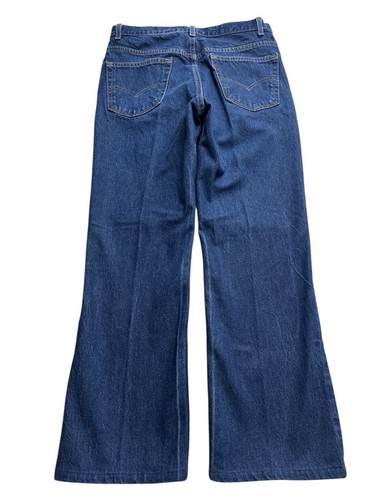 VTG Levi's 517 Red Tab Bootcut Denim Jeans 34X29 USA Dark Pants 90s 1990s - Image 1