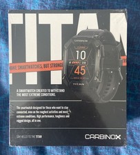 CARBINOX Titan Smartwatch IP69K Waterproof Rugged Smart Watch NEW SEALED BOX