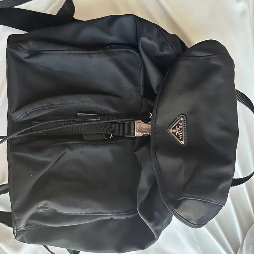 Prada Black Nylon Medium Backpack, Excellent Condition
