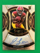 Jaylin Lane 2025 Panini Select (RC,SP,AU) Chrome Rookie Signatures #RSI-JLE