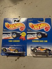 Hot Wheels 1993 Camaro And Camaro Race Car Collector Number 262 And 242