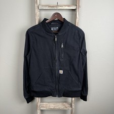Black Carhartt Zip Boys Jacket M 8-10 