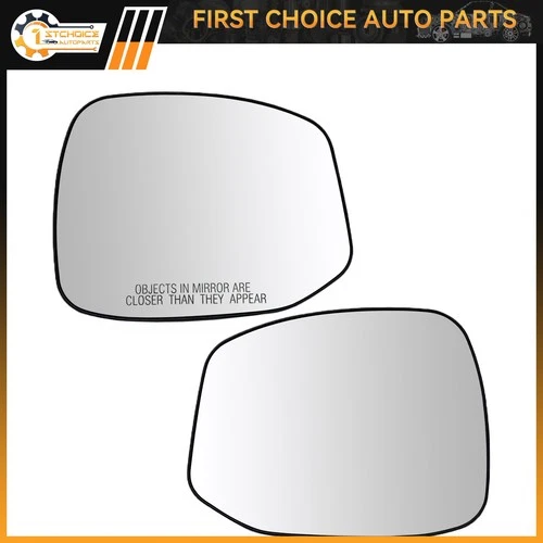 Power Glass Mirror Left LH+RH Side For 2012 2013 Honda Civic Coupe Sedan