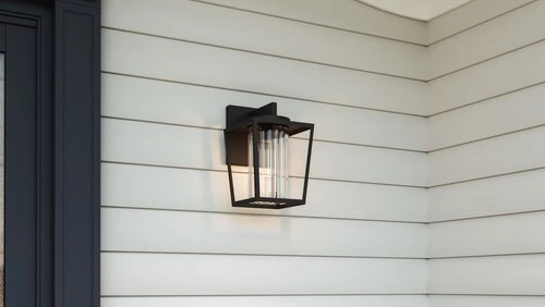 Quoizel JET8307 Jett 10" Tall Outdoor Wall Sconce - Black - Picture 2 of 7