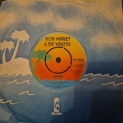 Bob Marley & The Wailers - Jamming - 7'' Vinyl Single- 1977 WIP 6410 - VG+
