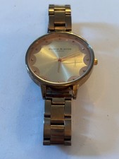 Olivia Burton - Gold round ladies wristwatch - Untested