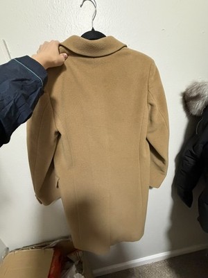 Made In Italy MAX MARA Actress Collar Chester Coat Long Wool
