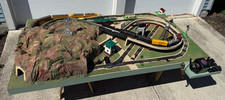 Scarce 1955 Original Postwar Lionel D-147 Dealer Display 5' x 9' Train Layout