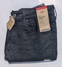 Levi’s 721 Jeans Women 30X30 Black Denim High Rise Skinny Fit Dark Wash Stretch
