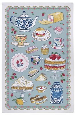 ULSTER WEAVERS 100% Baumwolle Geschirrtuch Küchentuch Afternoon Tea ca.48x74cm