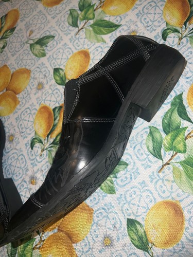 Zapatos de vestir Ed Hardy West Wing para hombre punta cuadrada talla 10 negros - Imagen 13 de 22