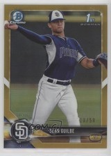 2018 Bowman Draft Chrome Gold Refractor 10/50 Sean Guilbe #BDC-144 0v9m