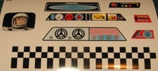 Major Matt Mason Space Station Custom Reproduction Vinyl Decals Peel/Stick