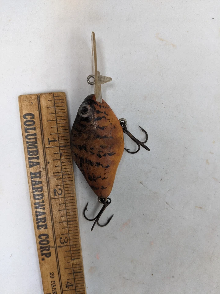 Older Lazy Ike Natural Ike, 2" Model Deep Runner, Crawdad. USA VINTAGE - Image 4 of 4