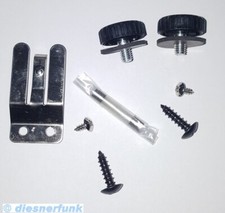 Mikrofonhalter schraubbar mit Geräteschrauben 6mm & 3A Geräte Sicherung CB Funk