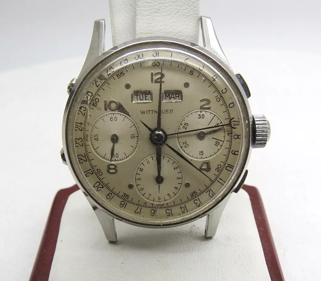 Vintage wittnauer chronograph watch sale
