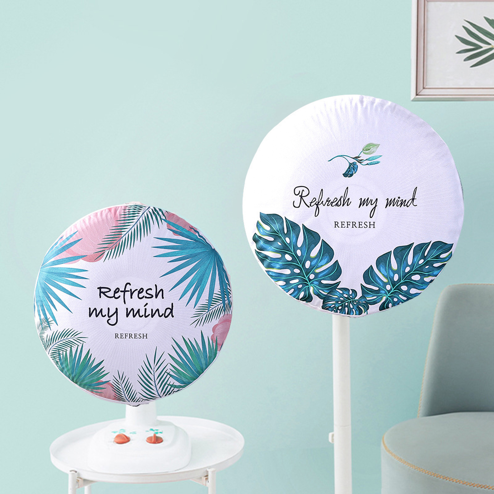 45cm Electric Fan Cover Fade-resistant Anti-pinch Electric Fan Guard 3d Digital-image