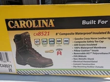 Carolina 8 inch composite waterproof work boots